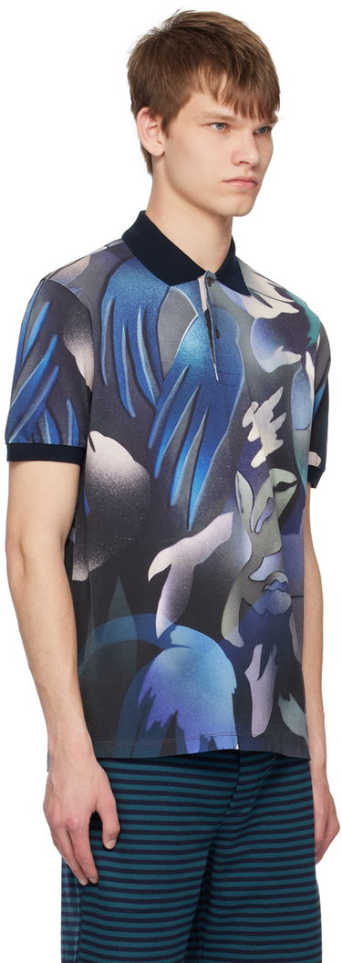 Polo tričko Paul Smith Paul Smith Hot Summer Graphic Polo Modrá | M1R-698P-KP3835-47, 1