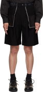Feng Chen Wang Deconstructed Patchwork Shorts