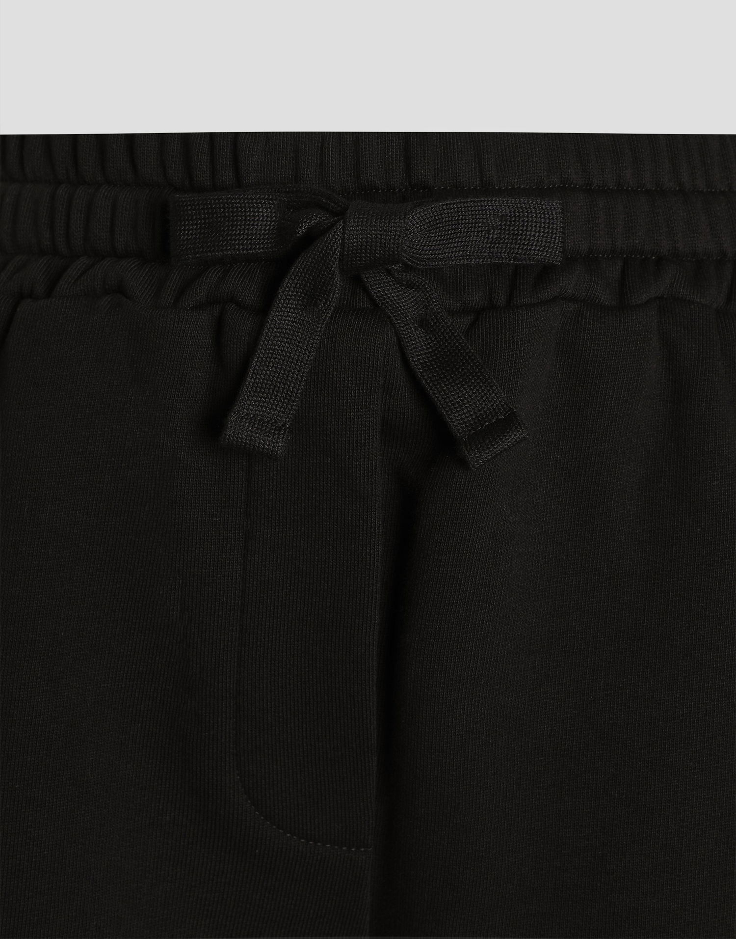 Šortky Dolce & Gabbana Dolce & Gabbana Fleece Shorts with Embroidery Čierna | FTC90ZGDC9ZN0000, 1