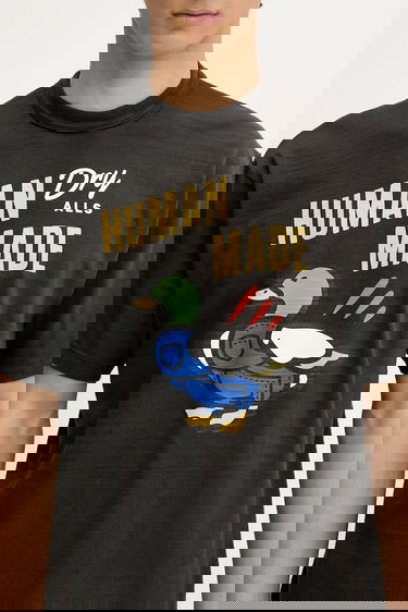 Tričko Human Made Human Made Duck Graphic T-Shirt Čierna | HM29TE006, 3