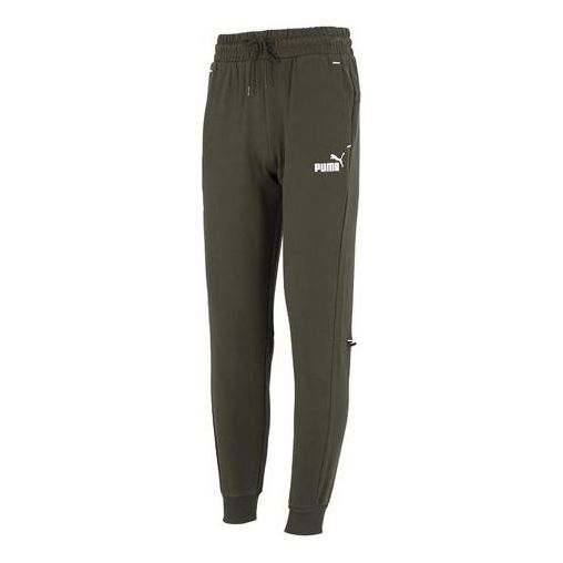 Tepláky Puma Power Sweatpants Zelené | 673646-70