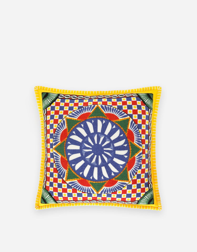 Home decor Dolce & Gabbana Dolce & Gabbana Cashmere Jacquard Cushion Medium Rôznofarebný | TCE008TCAF3UC032
