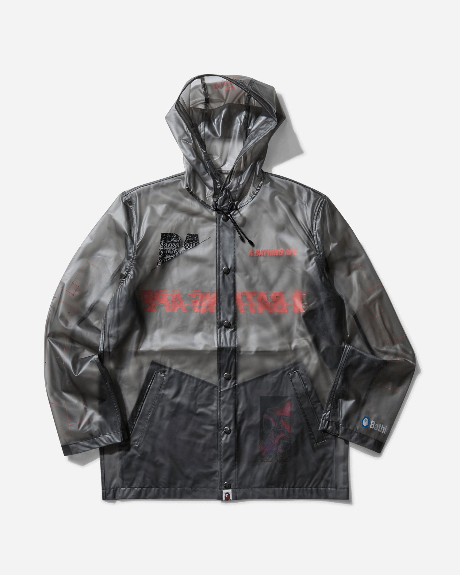 Pláštenka BAPE Parka Šedá | 1F80140014 001, 0
