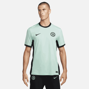 Dres Nike Dri-FIT Chelsea F.C. 2023/24 Stadium Third Football Shirt Zelené | DX9819-354, 0