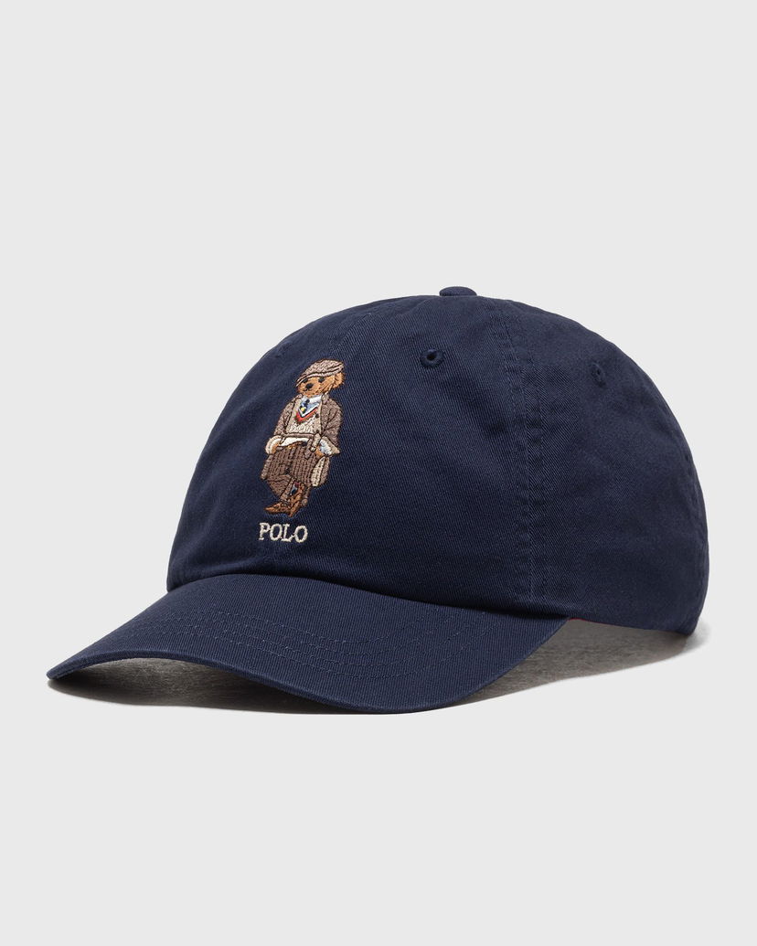 Šiltovka Polo by Ralph Lauren Polo Ralph Lauren Bear Embroidered Chino Baseball Cap Navy | 710979192001