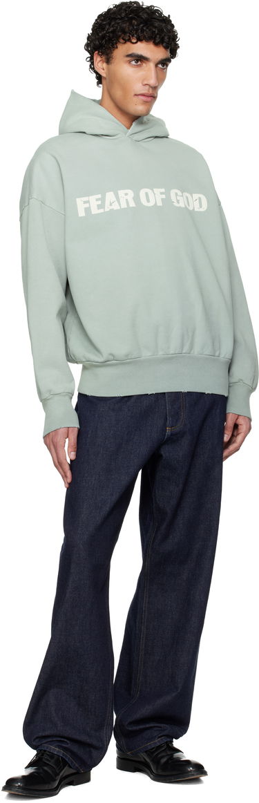 Mikina Fear of God Distressed 'Heaven' Hooded Sweatshirt Zelené | FG25FW12-12115BHF-974, 3