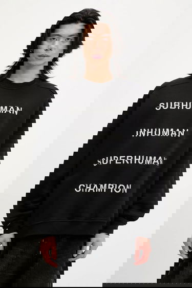 Mikina Rick Owens Rick Owens DRKSHDW Knitted Jumbo Sweatshirt Čierna | CM01E1669.CHFE, 0