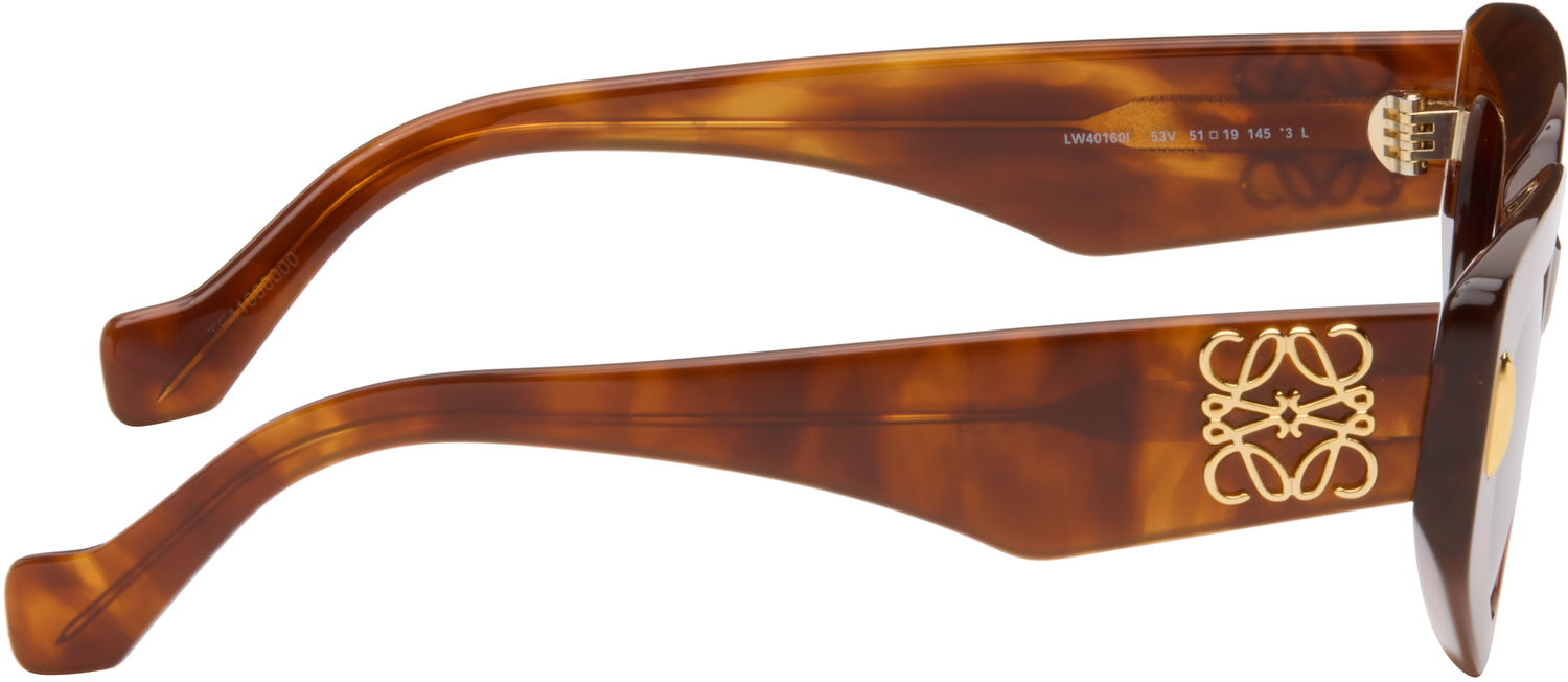 Slnečné okuliare Loewe Loewe Small Butterfly Screen Sunglasses Hnedá | LW40160IM5153V 840126861174, 1