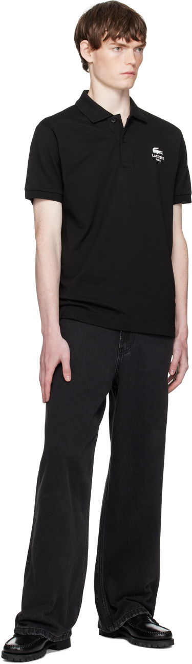 Polo tričko Lacoste Classic Fit Signature L.12.12 Polo Čierna | PH2723_031, 3