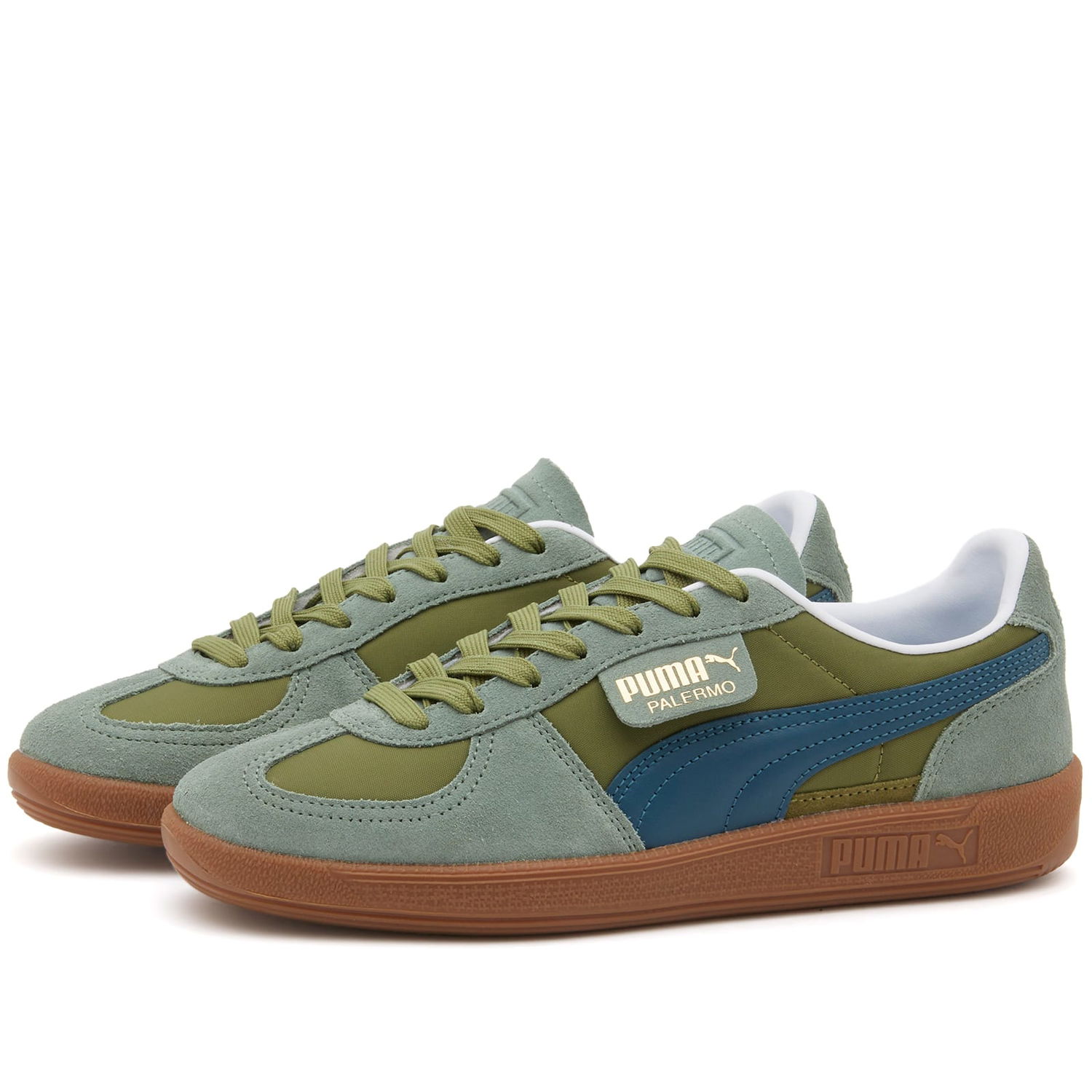 Tenisky a topánky Puma Women's Palermo OG Olive Green/Eucalyptus/Ocean Tropic Zelené | 383011-11, 0