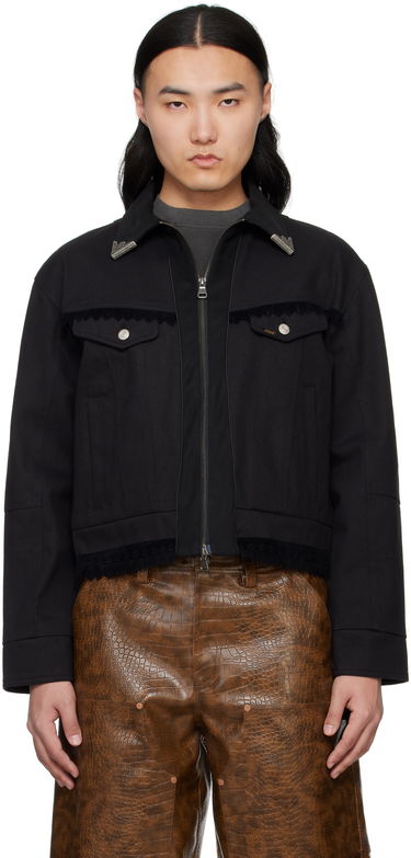 Bunda Andersson Bell Andersson Bell Cowboy Zip-Up Jacket Čierna | awa680m, 0