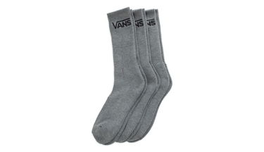 Ponožky Vans Vans Classic Crew 3-Pack Socks Šedá | VN000XSEHTG, 1
