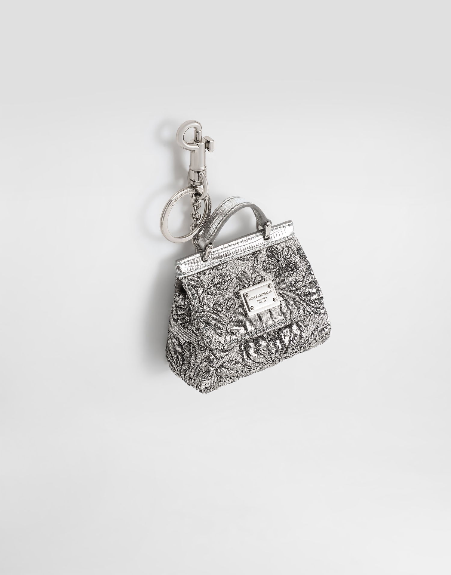 Kľúčenka Dolce & Gabbana Brocade Airpods Case Keychain Onesize Metalická | BI3260AR81780998, 1