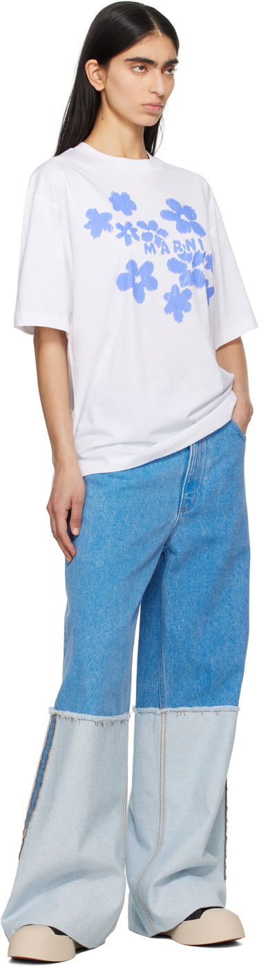 Džínsy Marni Marni Two-Tone Wide Leg Jeans Modrá | PAJD0559A0 USCW91, 3