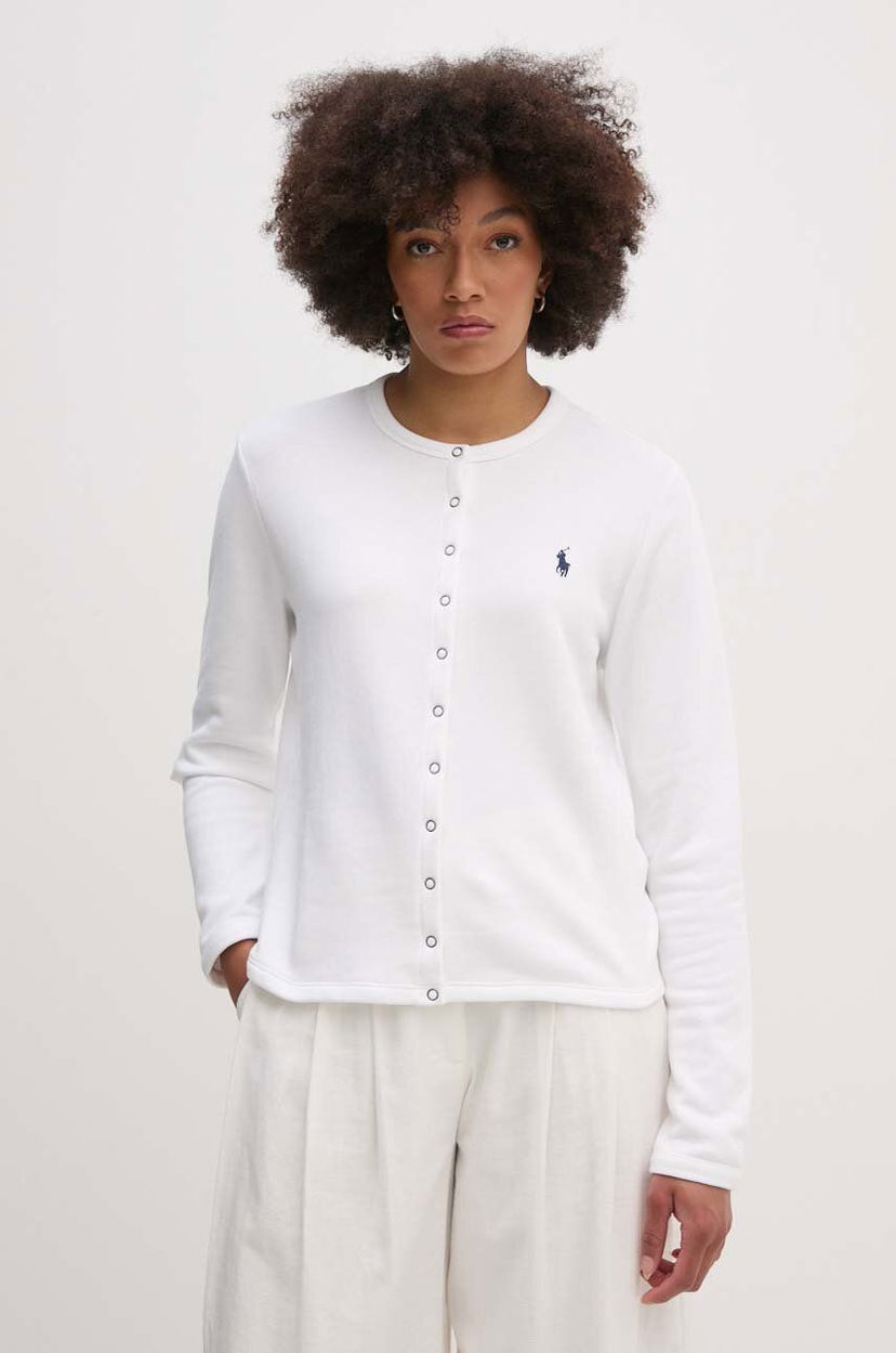 Sveter Polo by Ralph Lauren Lightweight Cardigan by Polo Ralph Lauren Biela | 211941177