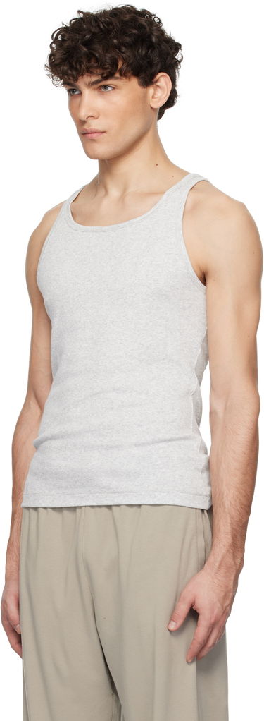 Tielko SKIMS Three-Pack Rib Tank Tops Zelené | TP-TNK-5788M, 4