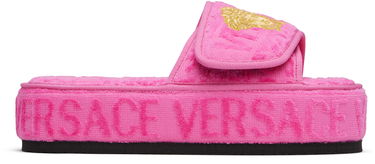 Starostlivosť o obuv Versace Versace 'I Heart Baroque' Platform Slippers Ružová | ZSL000003_ZCOSP052, 0