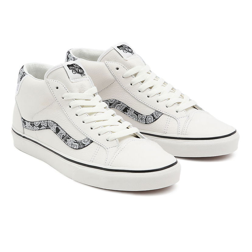 Tenisky a topánky Vans Paisley Mid Skool 37 Biela | VN0A3TKF914