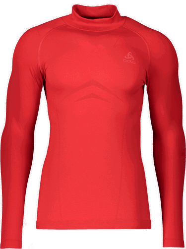 Tričko Odlo Odlo Performance Fundamentals Light Turtle Neck Long Sleeve Underwear Shirt Červená | 197452-36100, 0