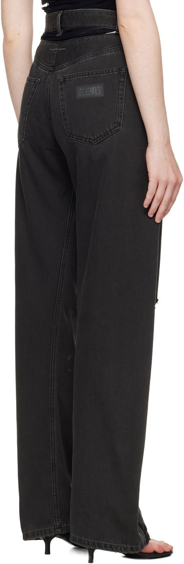 Džínsy Maison Margiela MM6 Maison Margiela 5 Pockets Distressed Jeans Čierna | S62LB0190 M30011, 2