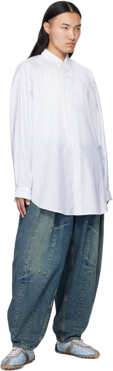 Košeľa HED MAYNER Hed Mayner Kidassia Striped Collared Shirt Biela | HMMB60001P-HB049, 3