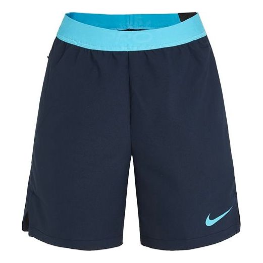 Šortky Nike Pro Flex Logo Pattern Sports Shorts Modrá | CJ1958-452, 0