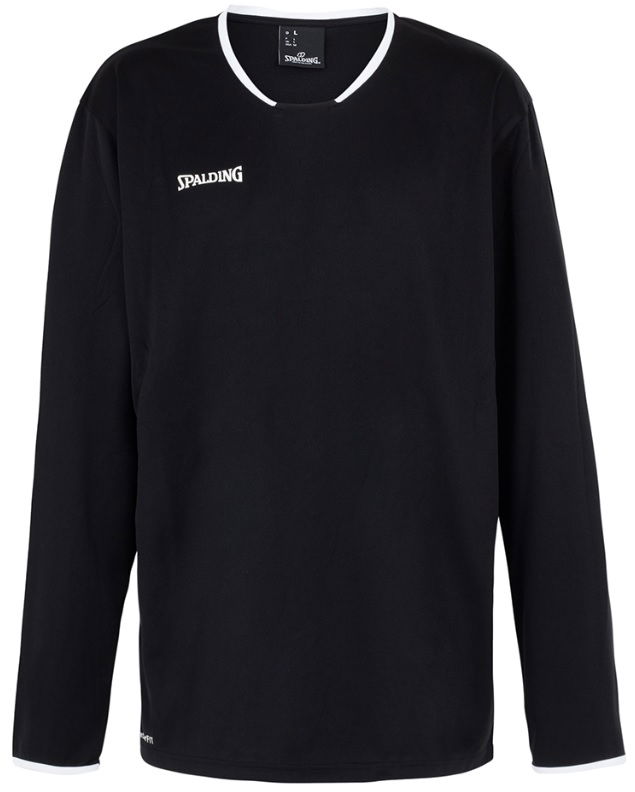 Tričko Spalding Move Long-Sleeve Shooting Shirt Kids Čierna | 3002142-01, 0
