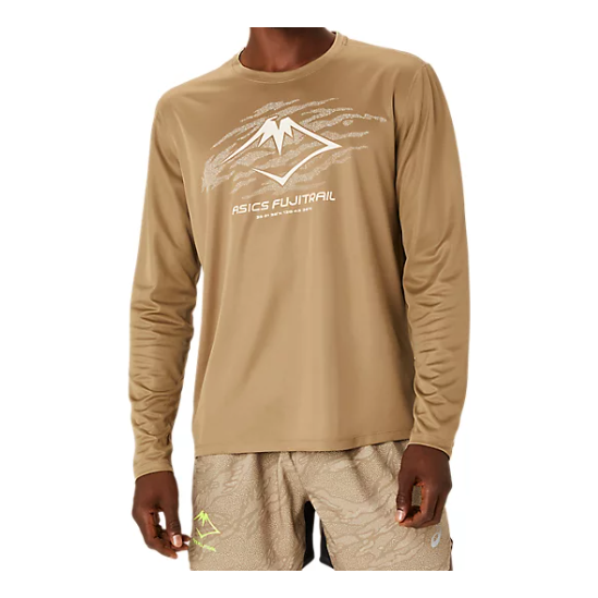 Tričko Asics Fujitrail Running Long Sleeve T-Shirt Hnedá | 2011C987-200