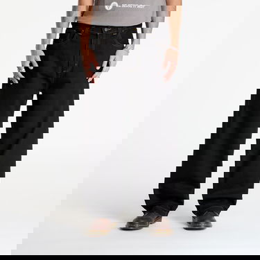 Džínsy Carhartt WIP Wide Leg Rinsed Brandon Pant Čierna | I035893.8902, 0