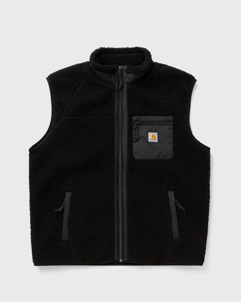 Vesta Carhartt WIP Prentis Full-Zip Fleece Vest Liner with Chest Pocket Čierna | I035698-00E.XX