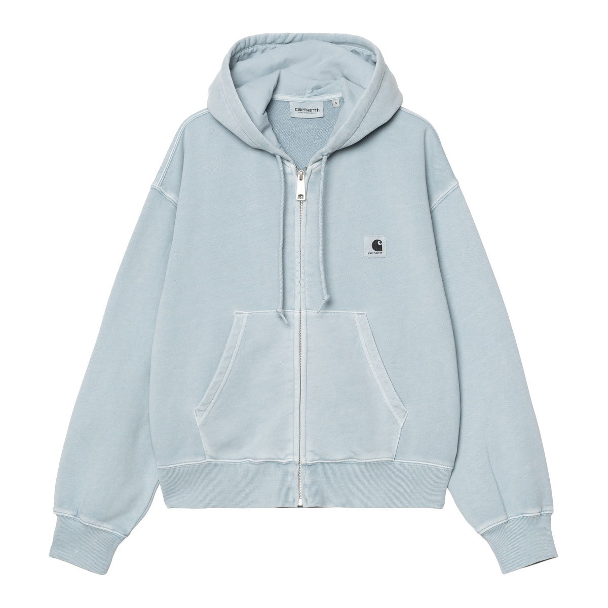Mikina Carhartt WIP Hooded Nelson Garment Dyed Jacket Modrá | I033830_5, 0