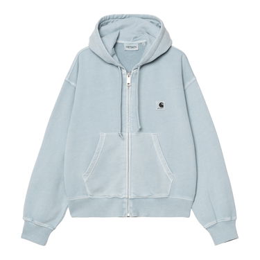Mikina Carhartt WIP Hooded Nelson Garment Dyed Jacket Modrá | I033830_5, 0