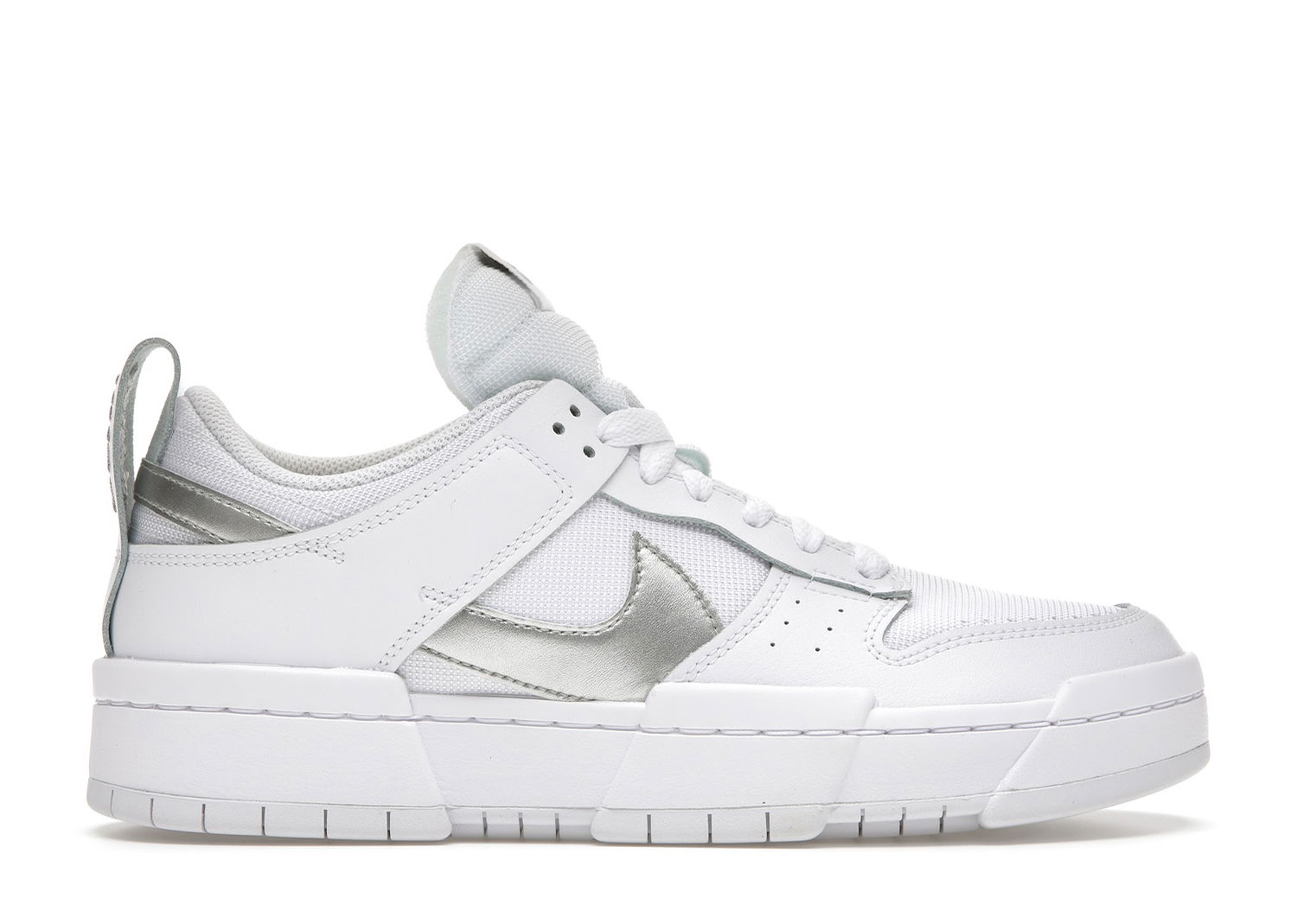 Tenisky a topánky Nike Dunk Low Disrupt White Silver W Biela | DJ6226-100, 0