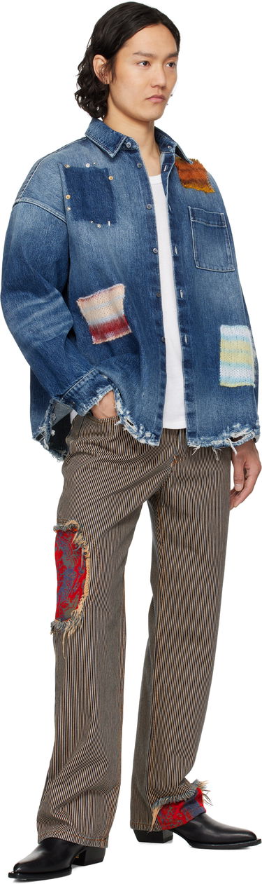 Košeľa Marni Marni Patched Denim Shirt Modrá | CUJU0061LX USCX01, 3