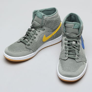 Tenisky a topánky Jordan Air Jordan 1 Retro High Flyknit "Clay Green" GS Zelené | 919702-333, 2