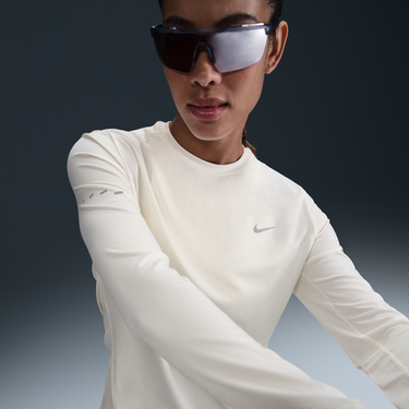Tričko Nike Swift Dri-FIT UV Long Sleeve Running T-Shirt Biela | HQ0503-133, 1