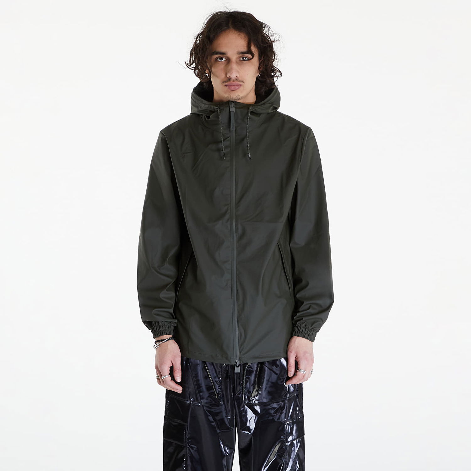 Bunda Rains Storm Breaker W3 UNISEX 03 Green Čierna | 18370 03 Green, 0