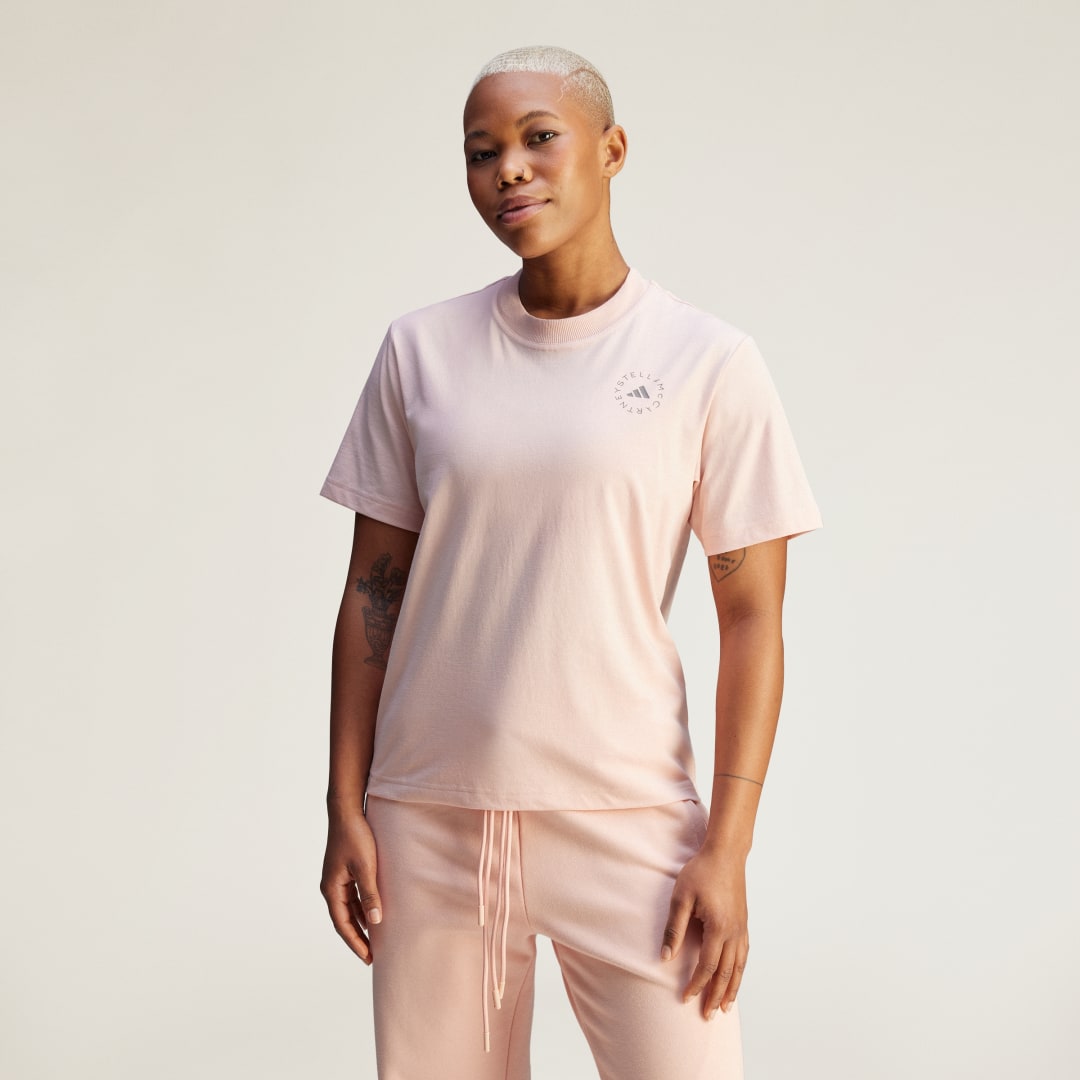 Tričko adidas Performance adidas by Stella McCartney TrueCasuals Regular T-Shirt Ružová | JI5163, 0