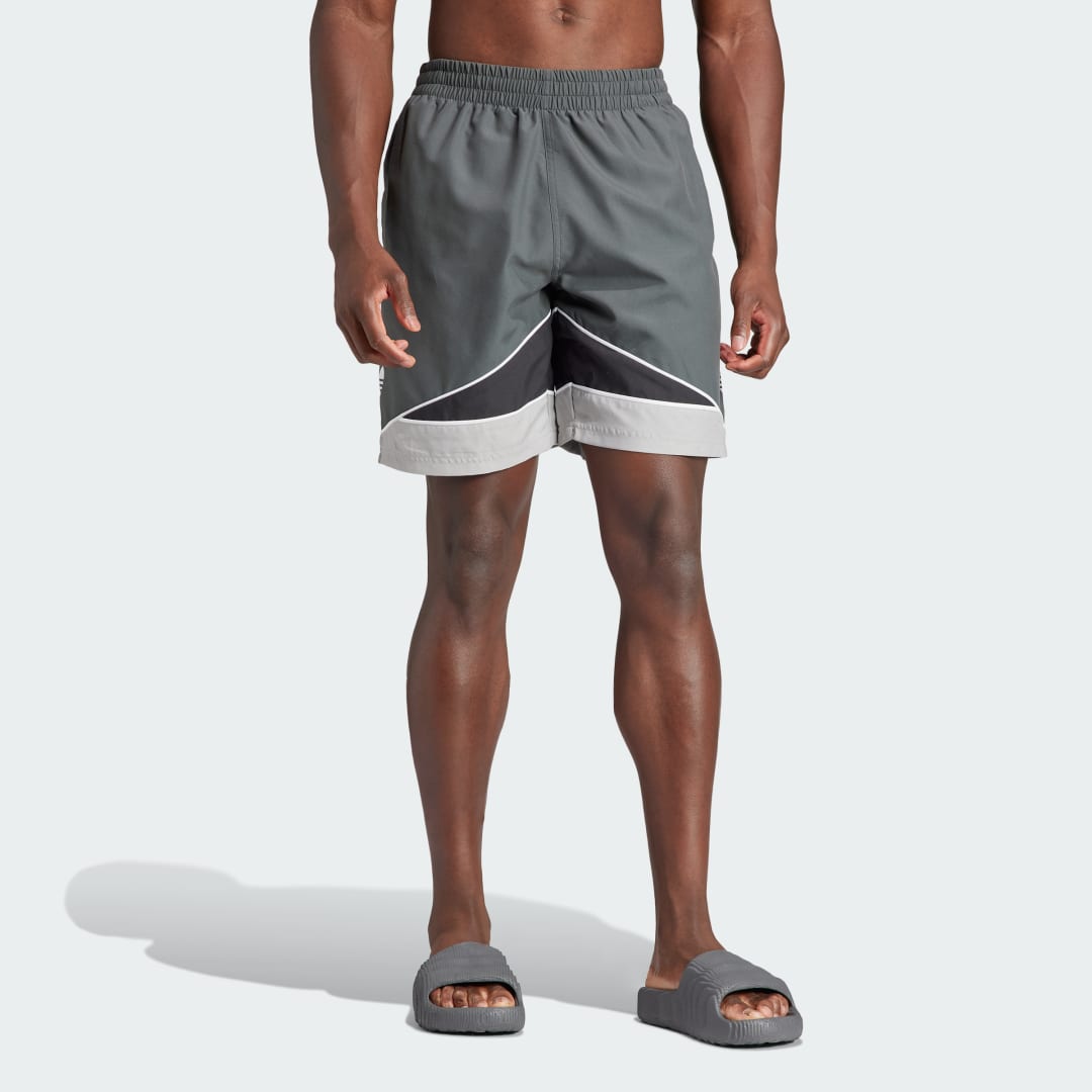 Plavky adidas Originals CLRDO Shorts Šedá | IT8634, 1