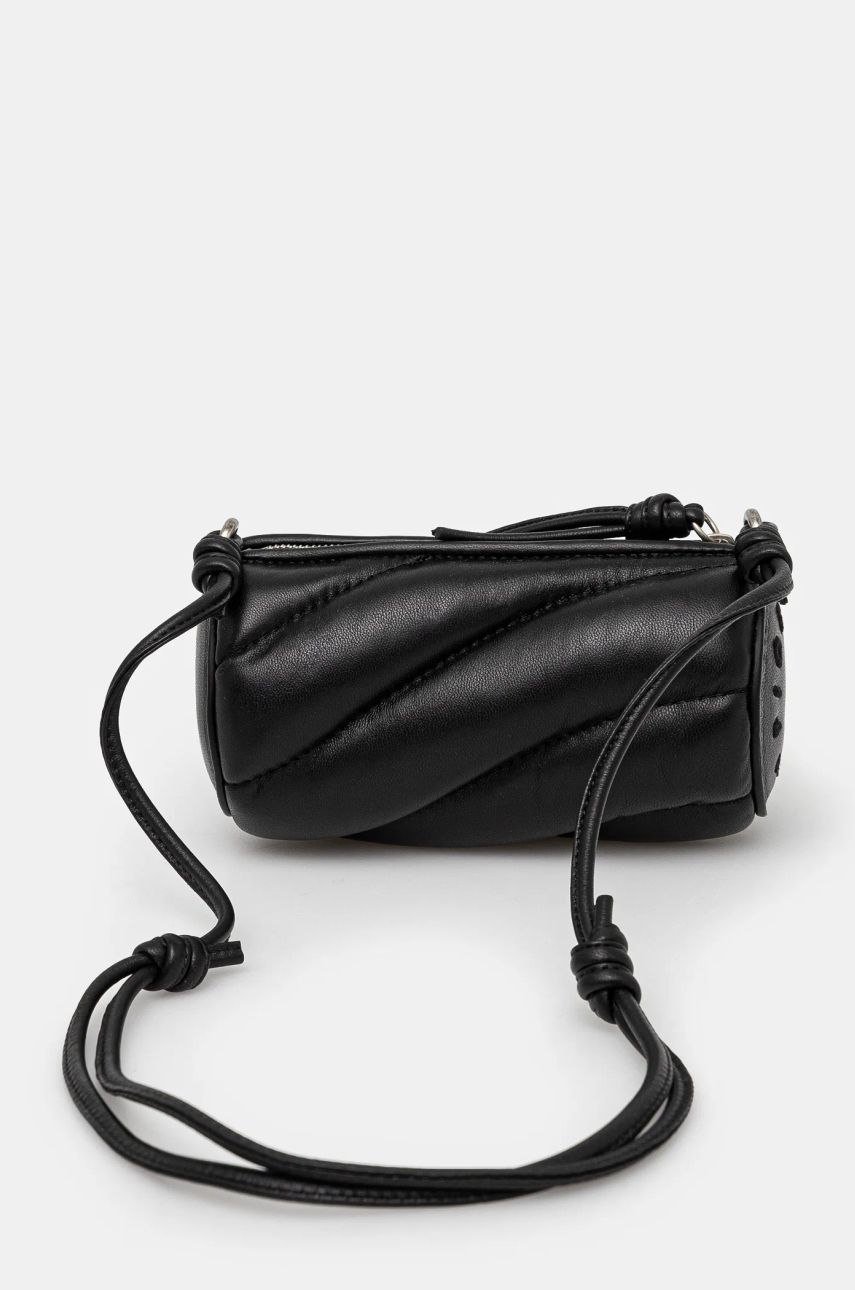 Black Leather Crossbody Bag