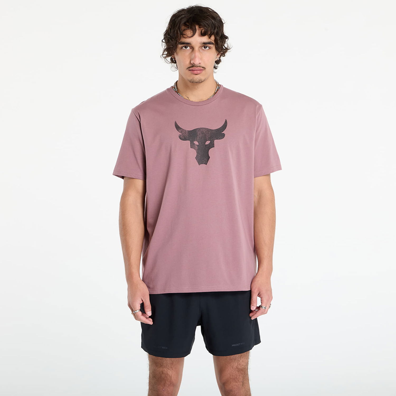 Tričko Under Armour Project Rock Brahma Bull Short Sleeve T-Shirt Fialová | 1383191-651, 0