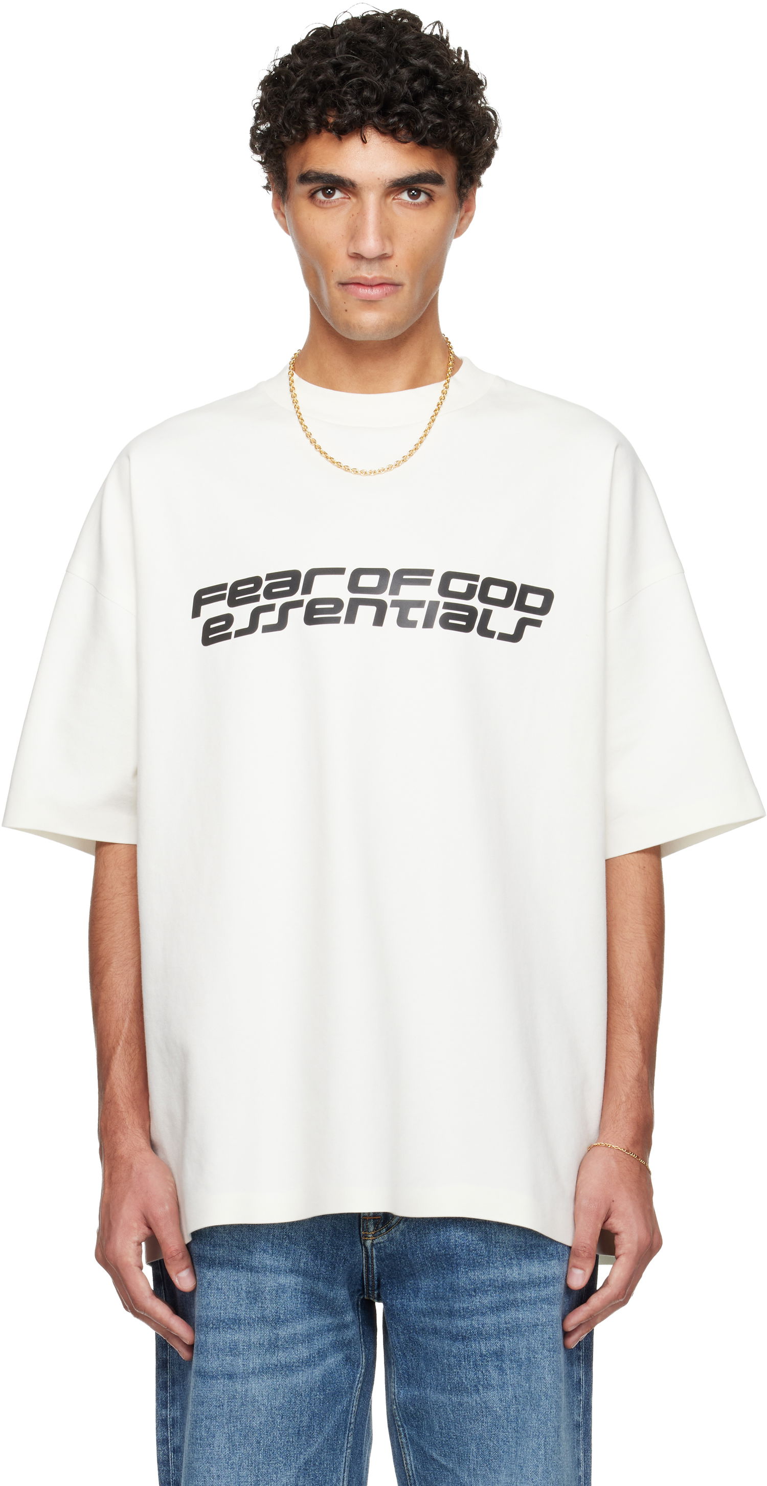 Tričko Fear of God Holiday Ponte 90s T-shirt Biela | 125HO254503F, 0