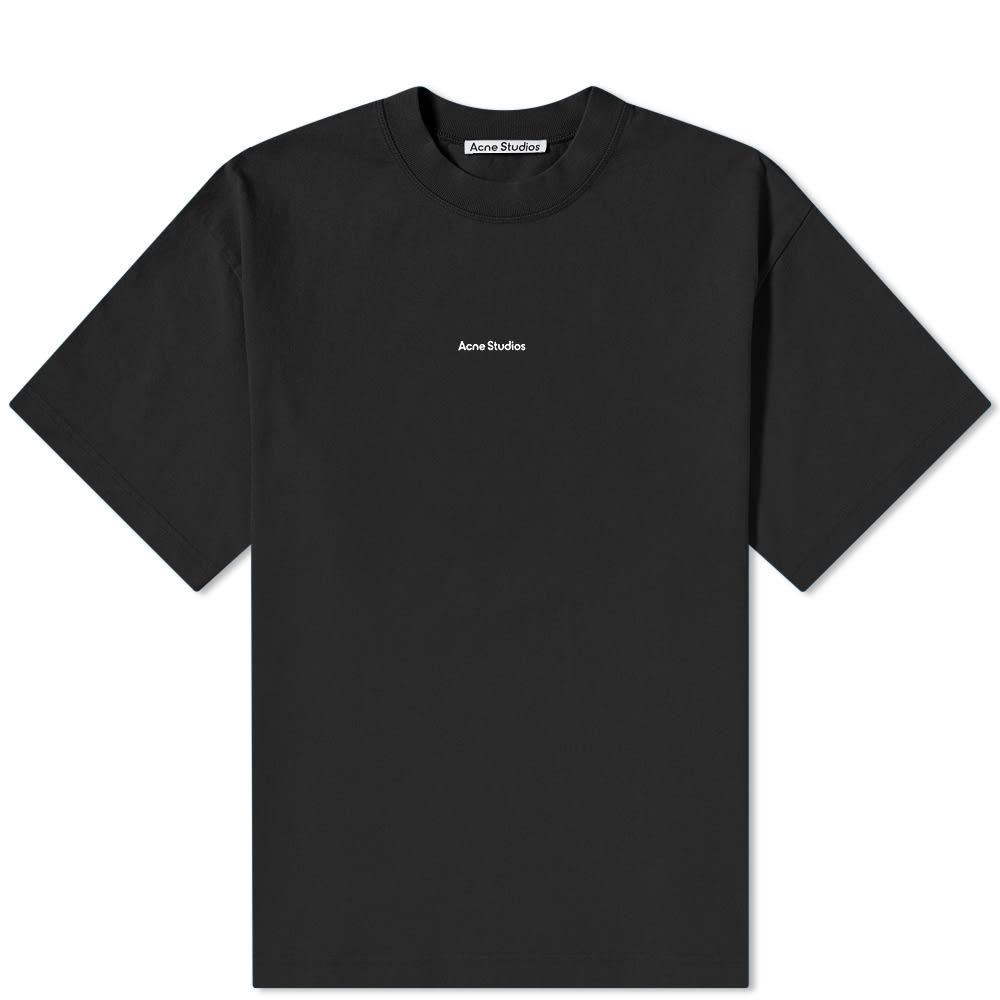 Tričko Acne Studios Extorr Stamp Logo Čierna | BL0278-900, 0