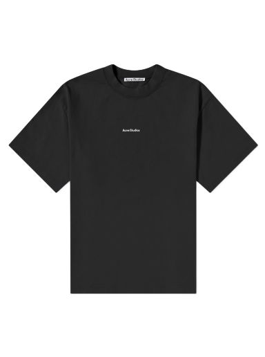 Tričko Acne Studios Extorr Stamp Logo Čierna | BL0278-900