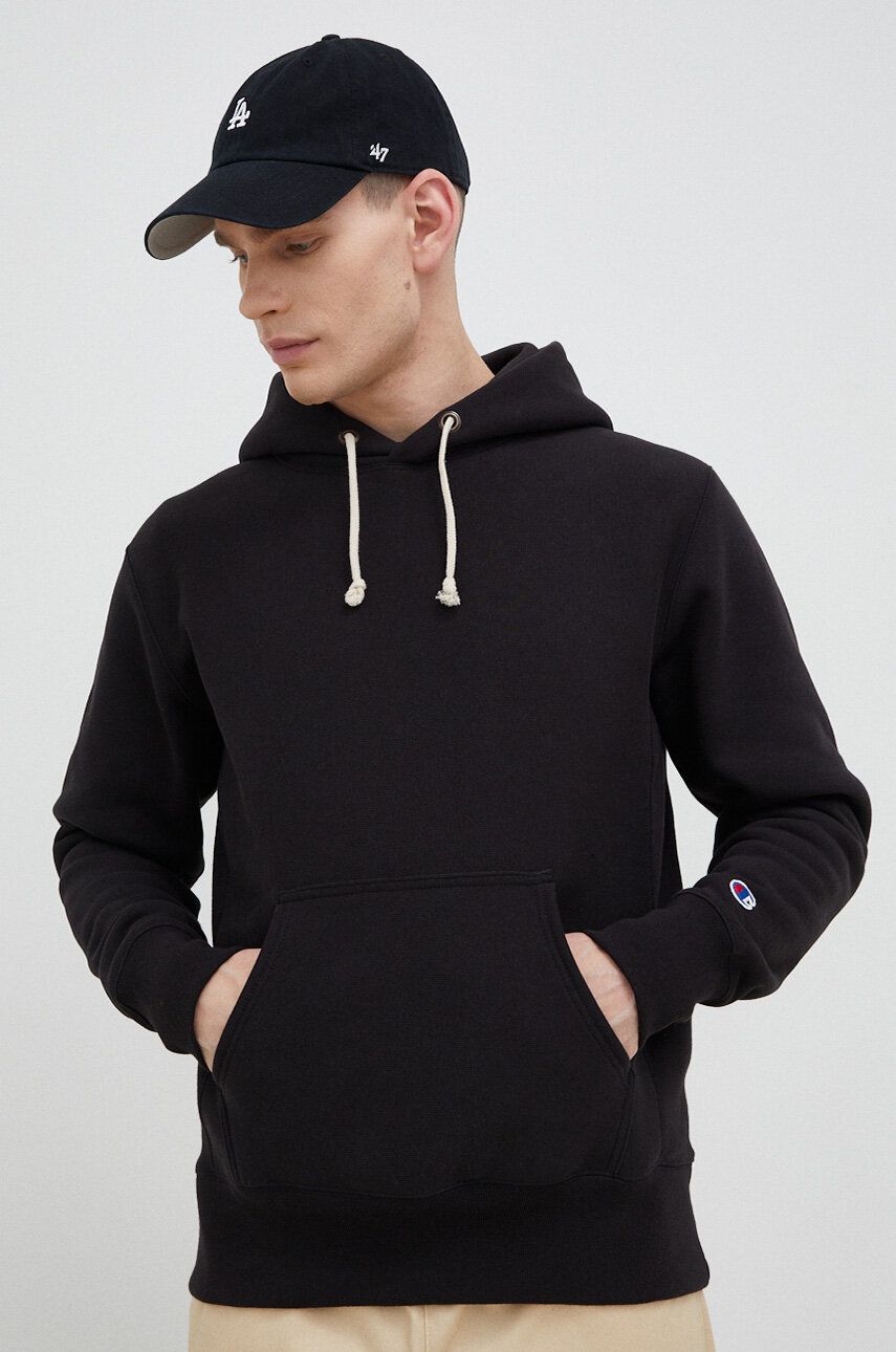 Mikina Champion Hooded Sweatshirt Čierna | 218903, 0