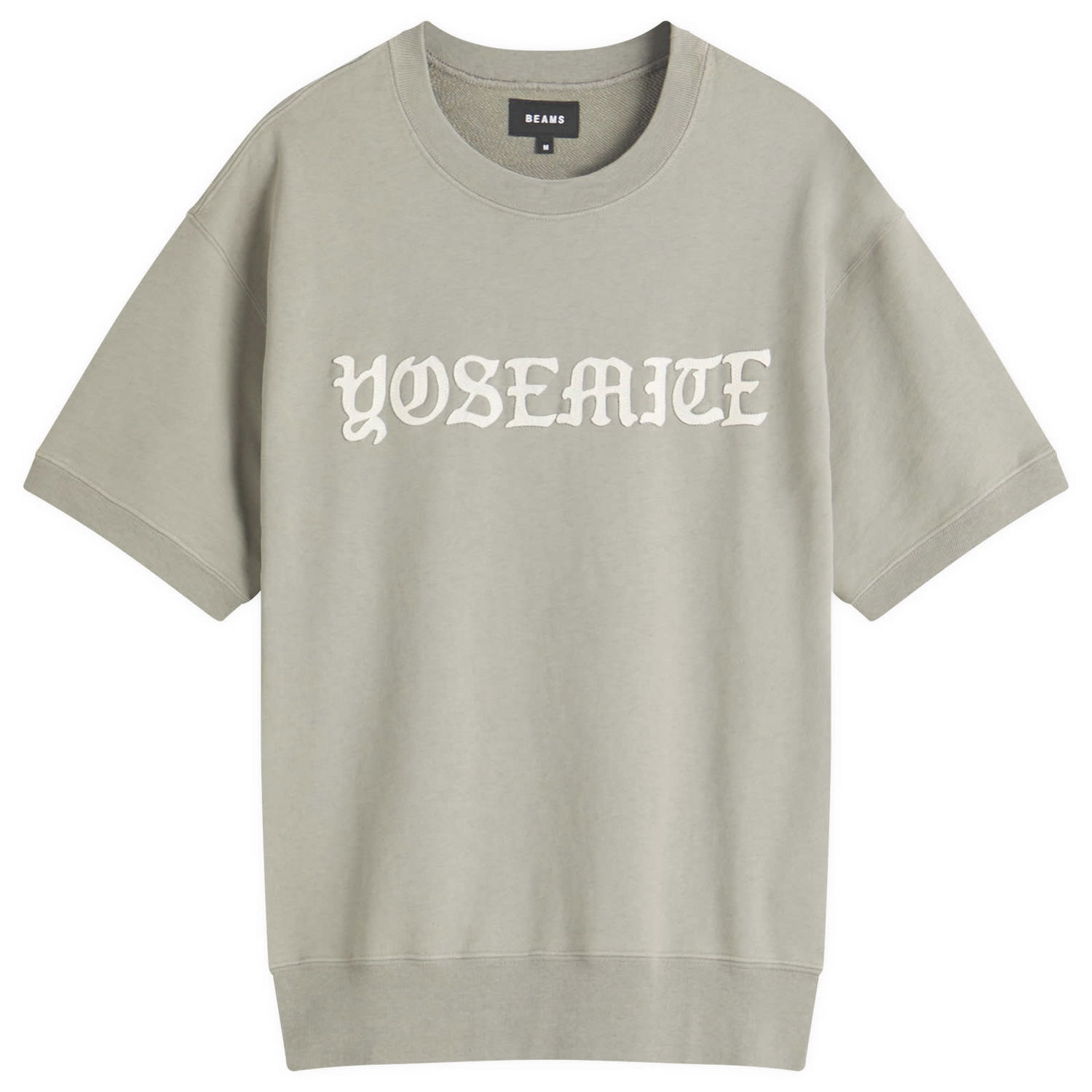 Tričko BEAMS BEAMS Short Sleeve Sweatshirt Šedá | 1103-0054-146-15, 1