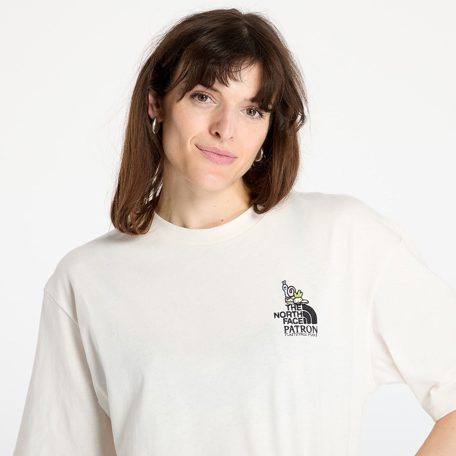 Tričko The North Face Clean Trails Oversized T-Shirt Biela | NF0A8C2TQLI1, 1