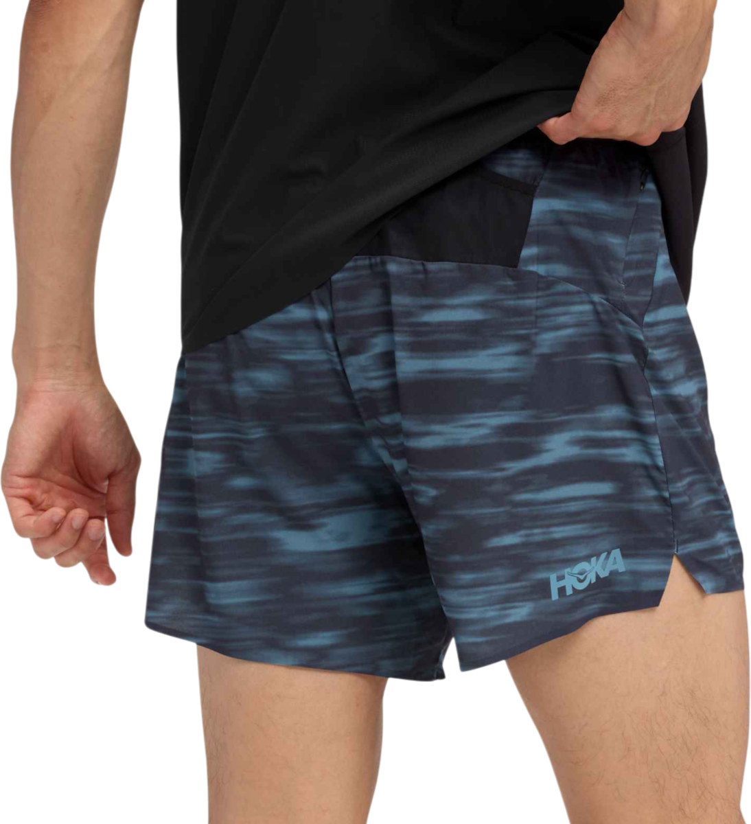 Šortky Hoka One One Hoka Glide 5" Shorts with Brief Modrá | 1176971p-bblr, 1