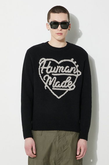 Sveter Human Made Low Gauge Knit Sweater Čierna | HM27CS038, 2