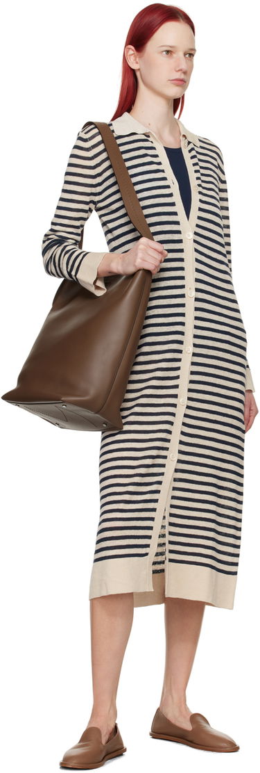 Sveter Max Mara Max Mara Striped Midi Cardigan Dress Béžová | 2419321013600, 3